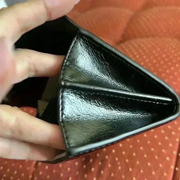 Michael Kors Jet Set Long Black Metallic Leather Wallet NWT Flawless - Picture 7 of 7